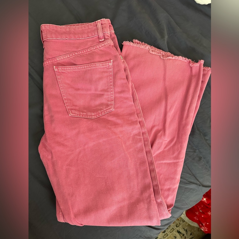 ZARA PINK JEANS SIZE 8!